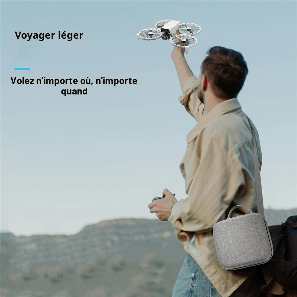 Étui de transport DJI Flip - Sac de rangement portable avec bandoulière pour DJI Flip Fly More Combo, étui avec télécommande RC 2/N3