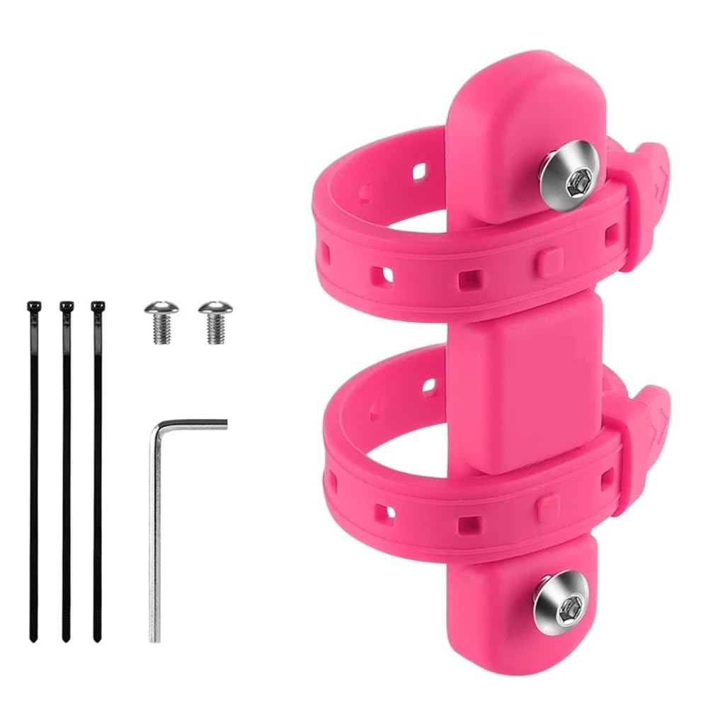 Porte-bouteille moto sans perçage support d'eau à sangles anti-vibration - 8