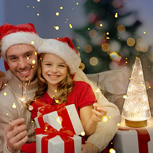 Ycjiaaut Christmas Tree Night Light Small White Christmas Tree White Christmas Tree With Lights Decorative Christmas Tree Table Top Christmas Tree White Fake Christmas Tree Silver Christmas Tree #TOP2