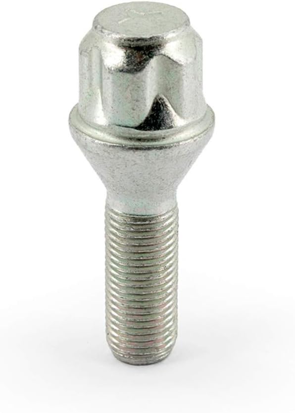 H&R 12253001KEY4 Set M12x1.25x30mm Taper-4 Wheel Lock Bolts incl. Adapter