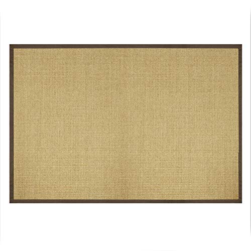 casa pura Alfombras Fibras Naturales - Alfombras Sisal |100% Natural | Reverso Antideslizante | Ecológica | Distintos Colores a Elegir (Capuchino, 40x60 cm)