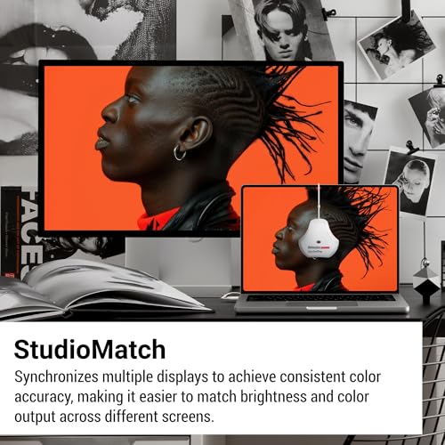 Datacolor Spyder - Monitor Calibrator for Graphic Designers, Photographers, and Content Creators, Shows You True Colors, Works on OLED Monitors & LED Screens, Easy-to-Use Color Calibration Tool
