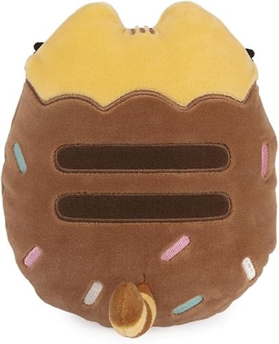 Miniatura 5 de Gund Pusheen - Paquete de 2 piezas de postre de peluche, galleta bañada en chocolate de 6 pulgadas y tiramisú de 4 pulgadas