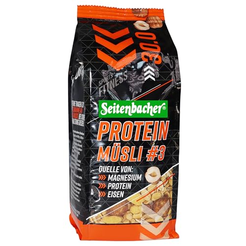 Seitenbacher High Protein Müsli III / 3 - Erreiche das nächste Level I 30% Protein I 6 Protein Quellen I (1 x 400 g)