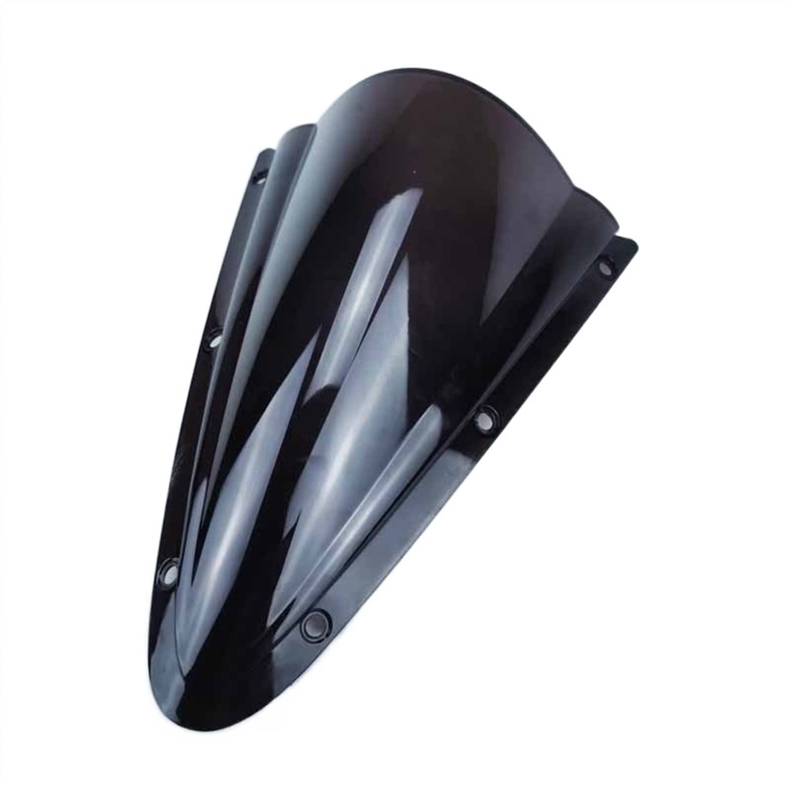 SYUFRE Moto Deflettore del Vento per Y&amaha YZF R125 2008 2009 2010 2011 2012 2013 2014 2015 2016 2017 2018 Moto Parabrezza Deflettori del Vento (Color : Nero)