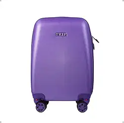 Mala De Viagem Bordo Escolar Infantil Tamanho 16" 4 Rodas (Roxo)
