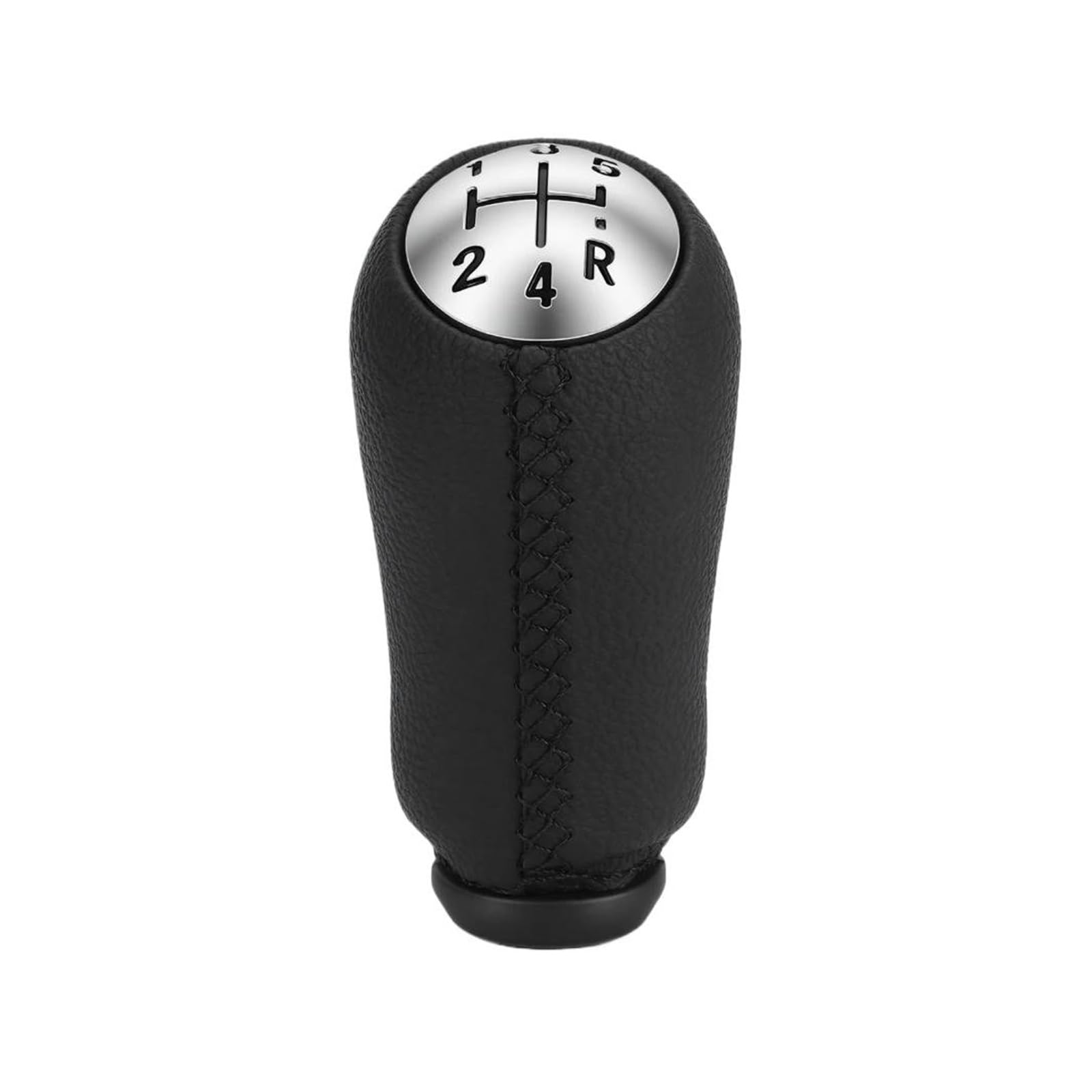 Glblpexelr Black Stitching Replacement Gear Shift Knob For Captur 1 I Mk1 2013 – 2019 Leather