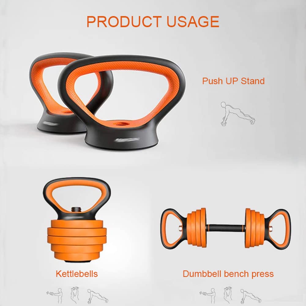 1Szt Regulowany Kettlebell Rączka Wytrzymałość Na Ramię Siłownia Domowa Kettle Dzwonek Fitness Sprzęt Hantle Przyczepność