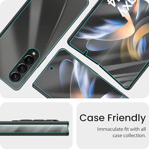 Image of ArmourPro Front and Back Screen Protector for Samsung Galaxy Z Fold 4 - Ultra Thin TPU Membrane Guard, Bubble-Free, Fingerprint Friendly, Edge to Edge Coverage | Crystal Clear