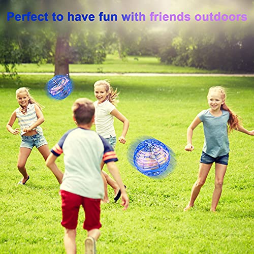 Flying Ball Toys, Flying Orb Hover Ball, 360° Rotating Soaring Orb Toy, Nebula Orb Toy with Built-in RGB Light Gift Orb Ball ,Toy Safe for Outside Game -Birthday Gifts for Kids, Boys, Girls - Thumbnail 3
