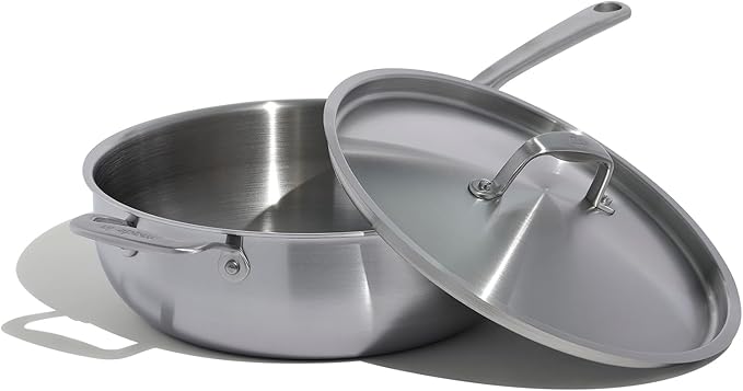Made In Cookware | 5 Quart Stainless Steel Saucier Pan