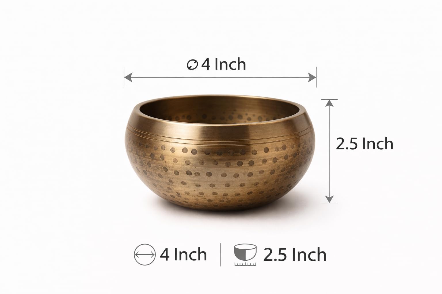 Ręcznie młotkowane tybetańskie miski dźwiękowe zestaw instrument muzyczny do medytacji z patyczkiem i poduszką (rozmiar miski - 10 cm)