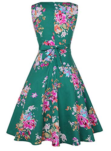 vintage floral tea dress