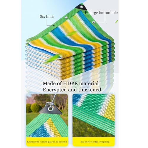 Filet pare-soleil 2x3.35m en HDPE résistant avec œillets pour serre et plantes - 5