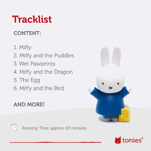 Amazon.com: Tonies Miffy Audio Toy Figurine from MIffy's