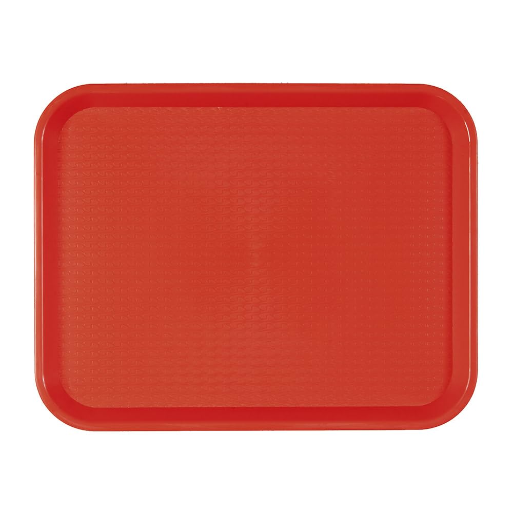 Tablett Für Fast Food 30,4X41,4 Cm Rot Pp - 24 Un.