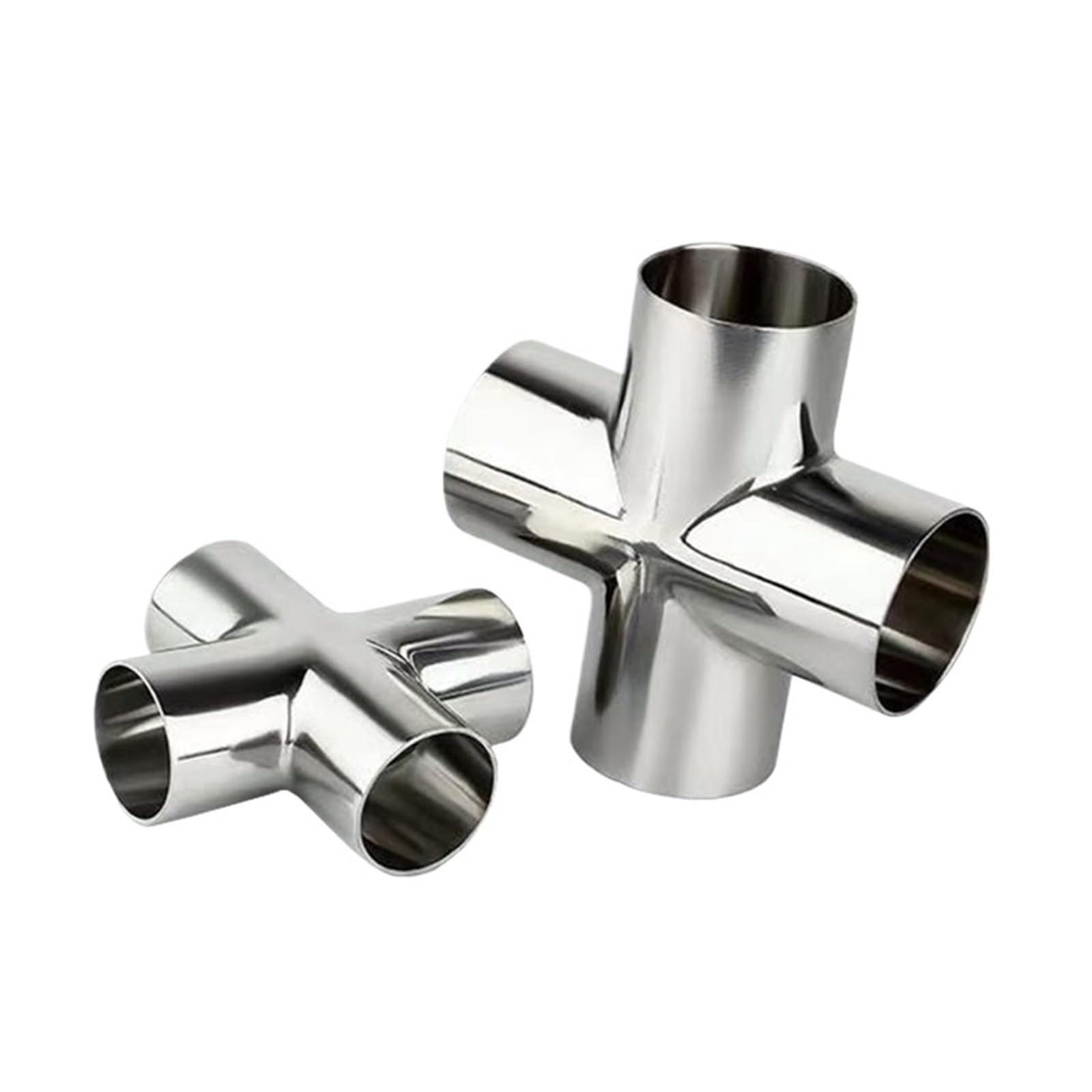 Conector cruzado de acero inoxidable SS304, 19-102 mm OD (63 mm, 316)