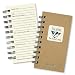 Vacation, The Travelers Journal - MINI Kraft Brown with Hard Cover (prompts on every page, recycled paper, read more...)