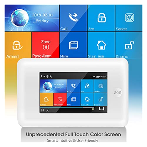 Sistemas de alarma 4G con red GSM GPRS inalámbrica y control remoto para el hogar inteligente 4