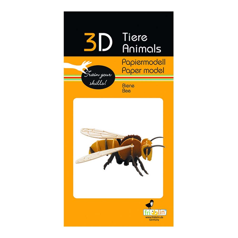 Fridolin Modelo de papel 3D abeja