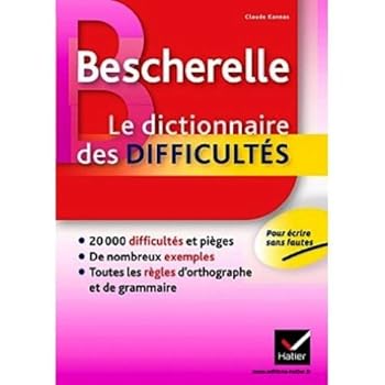 Paperback Bescherelle - Le dictionnaire des difficultes (French Edition) [French] Book