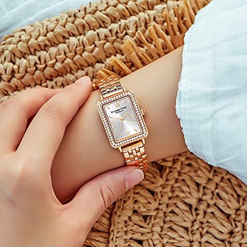 VICTORIA HYDE Women Watches Green Mother of Pearl Dial Ladies Wristwatches Genuine Leather Strap Classic Rectangular Case - Image 8