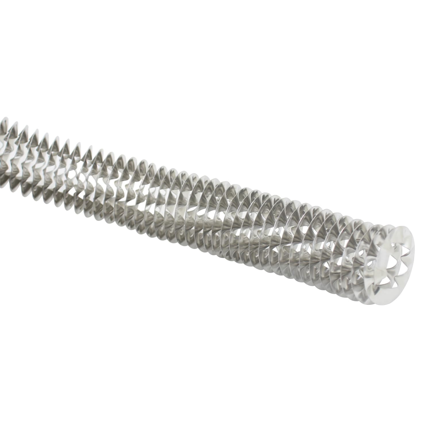 Alette Spirale Cave per Scambiatori di Calore Tubolari Alette Tubi Riscaldamento Raffreddamento Acciaio Inossidabile di Raffreddamento Scambiatore di Calore Alettato Tubi Dissipatori (ID25mm H15mm)