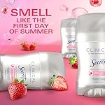 Secret Clinical Strength Antiperspirant Deodorant for Women, 3X Stress Protection, 72hr Sweat & Odor Protection, Pro-Hyaluronic Acid, Invisible Solid, Strawberry Summer Fizz Scent, 1.6 oz - Image 4