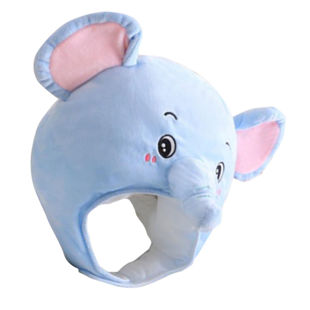 CHILDWEET Sombrero de Elefante de Peluche para Fiesta y Fotos 1 Pieza | Felpa Relleno de Algodón Pp, Diseño Clásico y Decorativo, Ligero y Portátil para Hombres y Mujeres