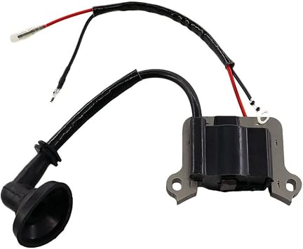MCHNIC Ignition Coil with Spark Plug for 2 Stroke 43cc 49cc 52cc 3HP Brush Cutter Engine 4-in-1/5-in-1 Multitools Hedge Trimmer Brush Cutter