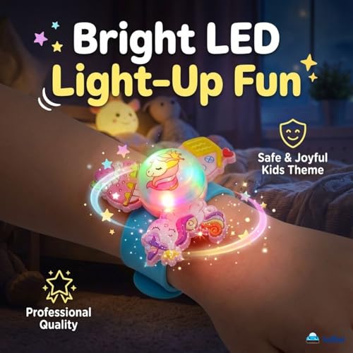 Image of FunBlast Space Wrist Band for Kids - Kids Wrist Bands for Boys and Girls, Slap Band Cute Bracelet with LED Light Up, Return Gift for Kid