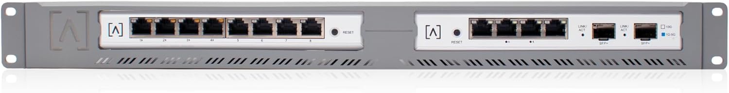 Alta Labs RK-RSC 1U Rack Mount | Dual Side-by-Side Mounting Bracket for Route10, S8-POE & Alta Control | Fits Standard 19-Inch Networking Racks | Heavy Steel Construction for Enterprise Networking