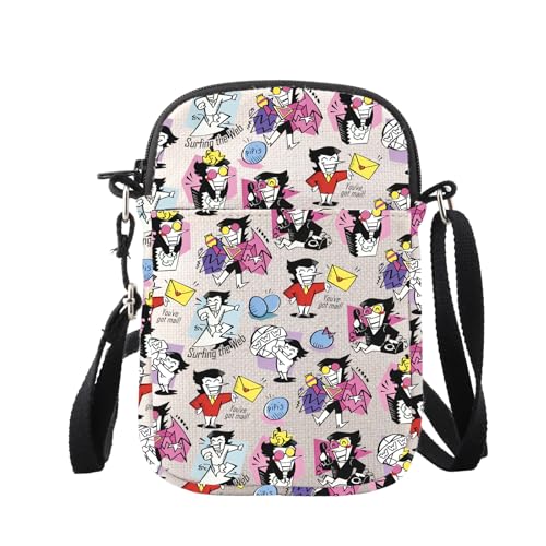 WUSUANED Funny Spamton Character Crossbody Bag Cartoon Game Inspired Bag RPG Gamer Gift Game Fan Gift