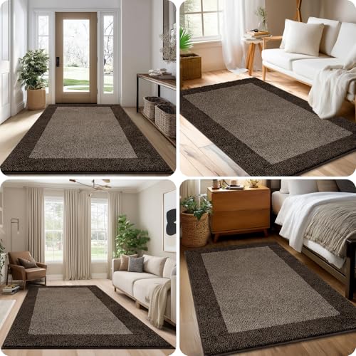 Image of Machine Washable Runner Rug 32 inch x 144 inch, Non Slip Kitchen Rug for Floor, Absorbent Entrance Rug for Hallway, Bedroom, Living Room, (Roll Packing)