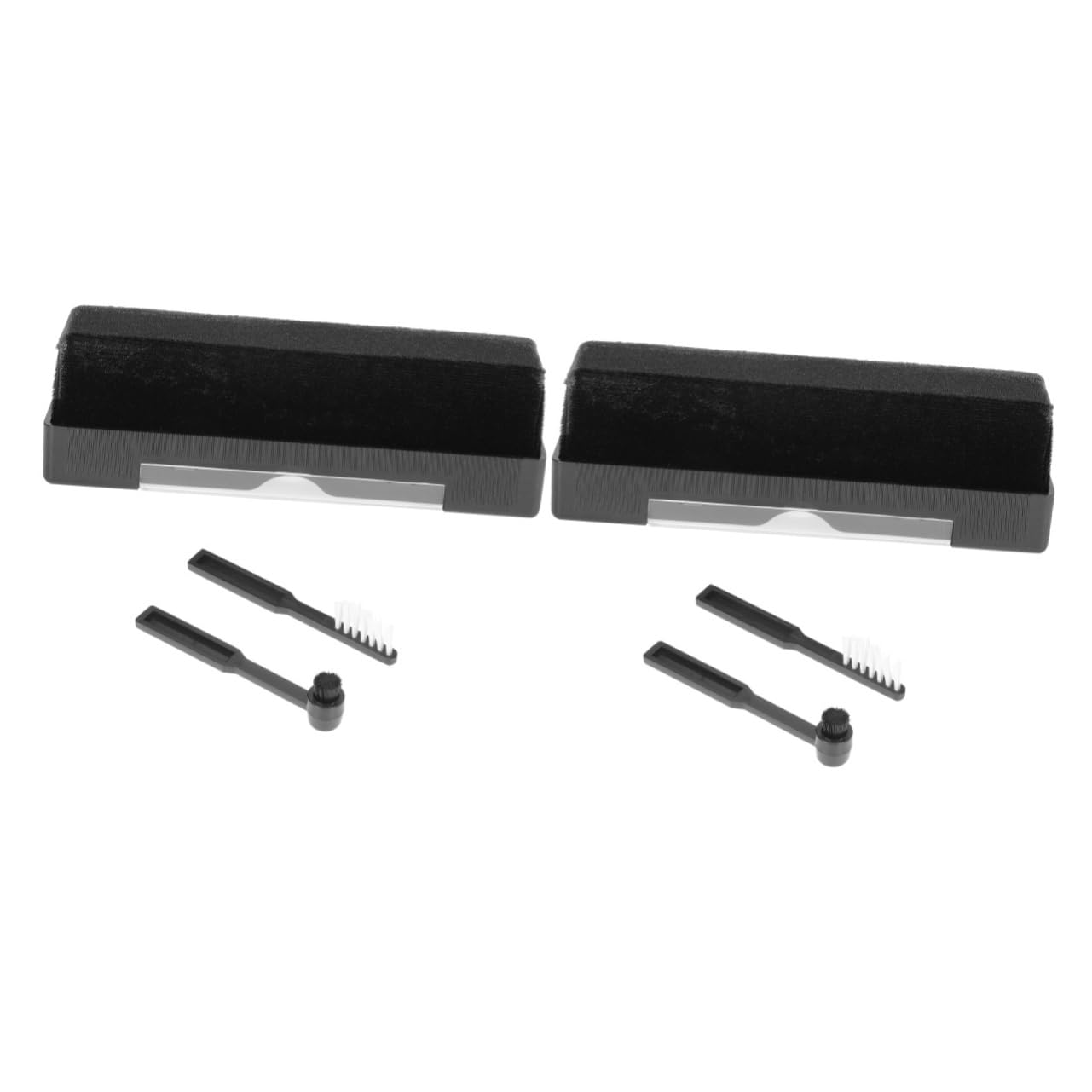 2sets Spazzola Per Pulizia Antistatica Accessorio Compatto Per Pulizia Dischi e Rimuove Polvere e Residui Facile Usare e Portatile Protegge Tuoi Dischi Vinyl