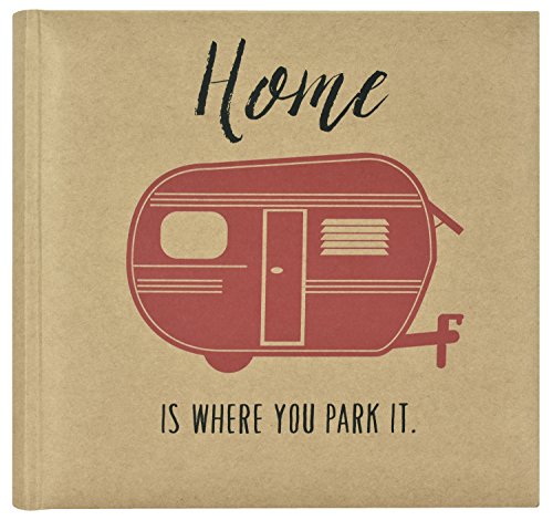 Image of MCS 200-Pocket Home is Where You Park It 4x6 Photo Album with Writing Space, 8.5 x 8.5 Inches