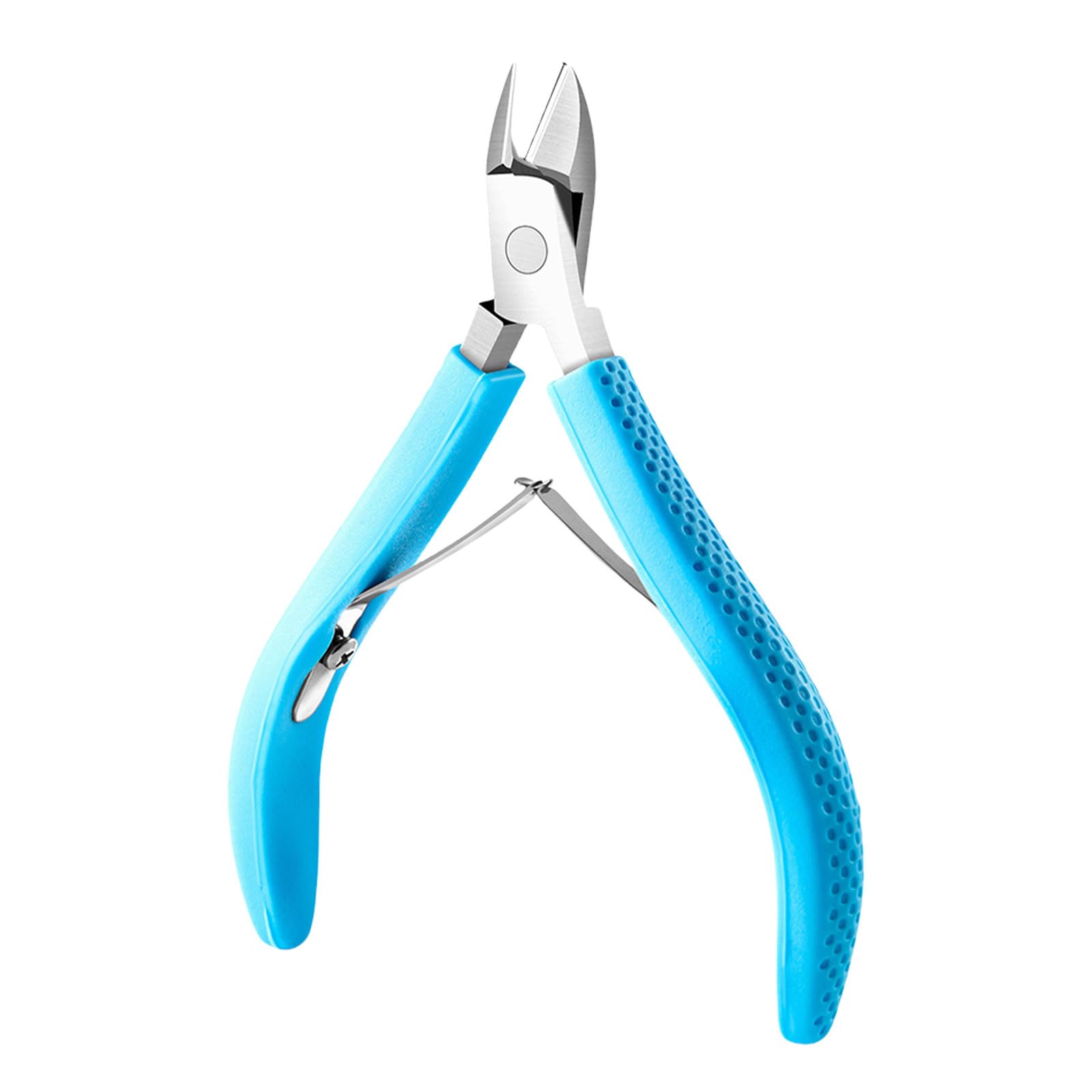 Nails Care Cuticle Trimmer With Soft Rubber Handle Full Jaw Cutter For Accurate Cuticle Removal Professional Nails Tool