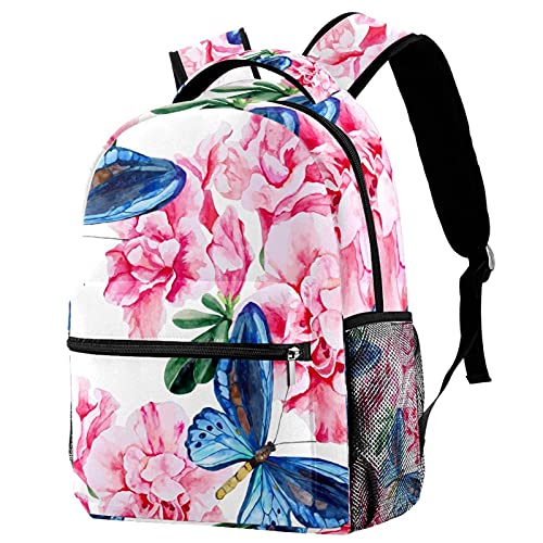Sac à dos motif floral ergonomique pour soulager le dos des enfants