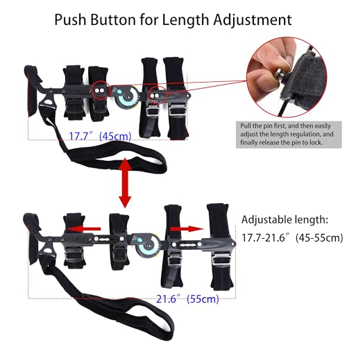 Adjustable Hinged Elbow Brace with Hand Grip and Sling for Post-Surgery Recovery (Left Arm)