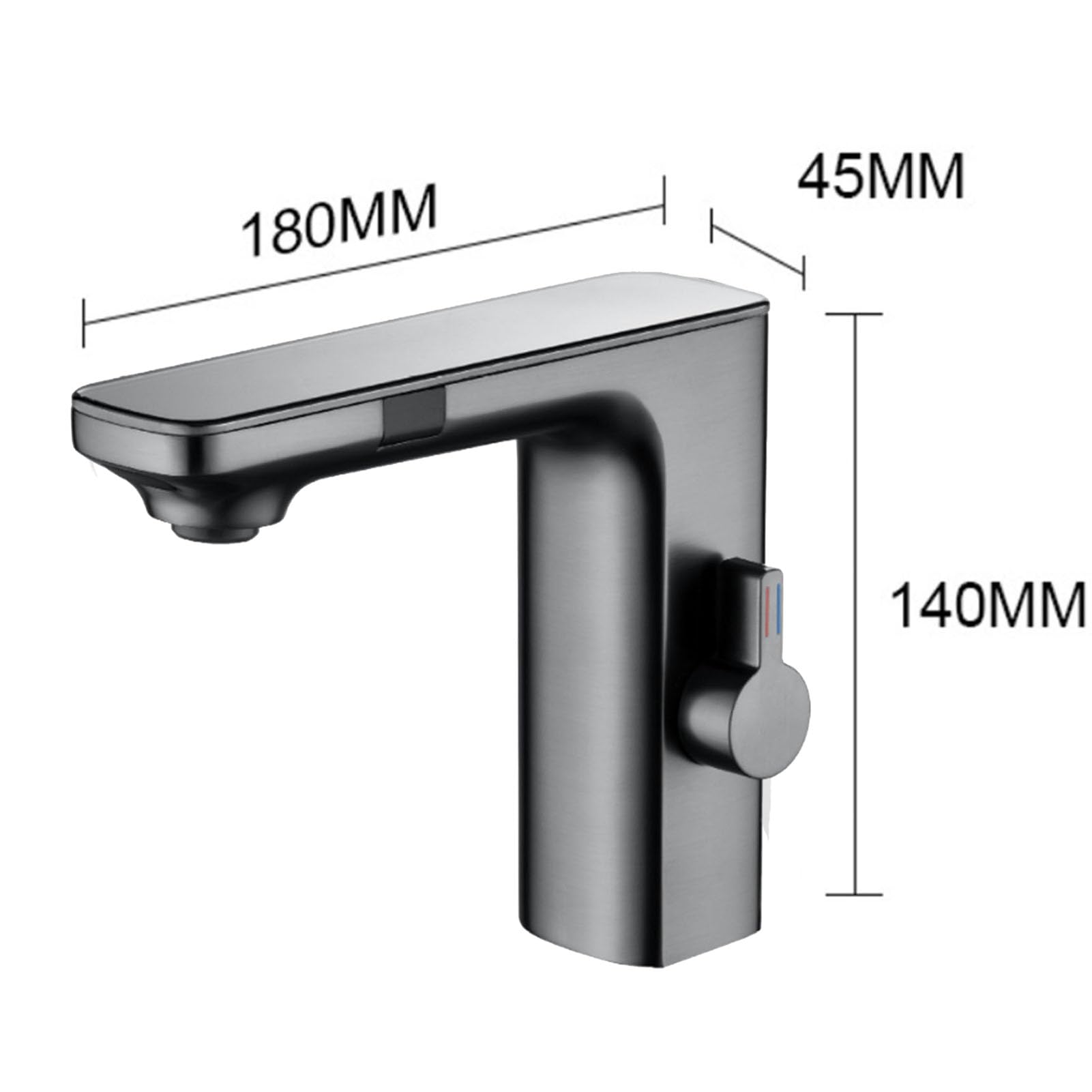 Sensor Wasserhahn Weiß - Berührungsloser Einhebelmischer Für Bad