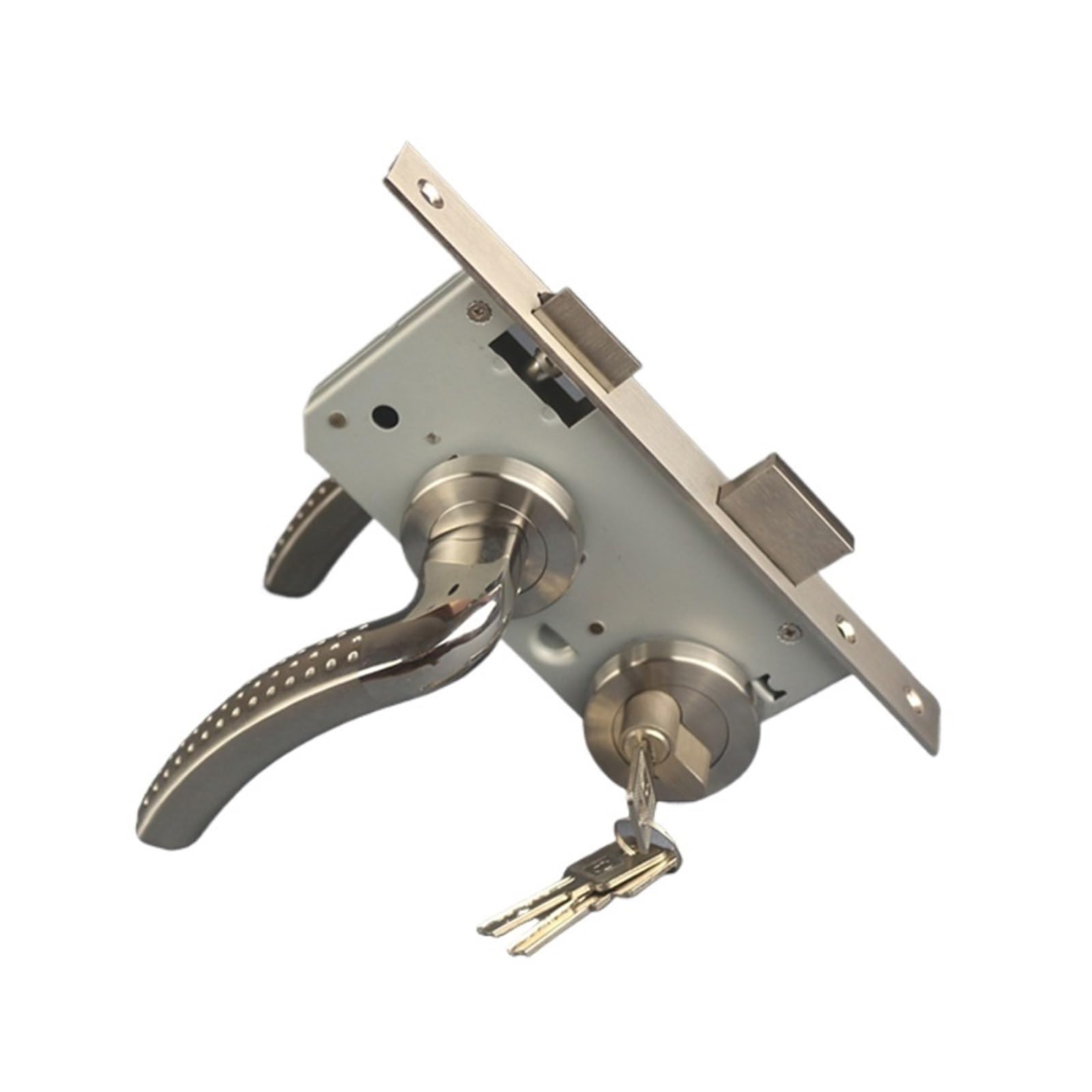 Aepqbgqj One Color 304 Stainless Steel Lever Handle Lock With Key Precision Cast Stamped