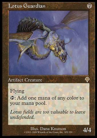 Codice set: INV Magic: The Gathering - Lotus Guardian - Guardiano del Loto - Invasion