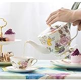 Photo Gallery xcxdx bone china flower set tazza di caffè, set da tè in ceramica, decorazione della casa Photo Gallery xcxdx bone china flower set tazza di caffè, set da tè in ceramica, decorazione della casa