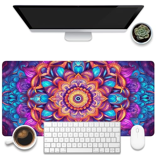 Grand tapis de souris de jeu 80 x 40 cm tapis de souris pour clavier d'ordinateur antidérapant