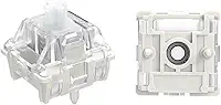 GATERON Interruptores magnéticos de teclado com sensor Hall, KS-20 interruptores magnéticos pré-lubrificados brancos lineares 30gf, configuração livre de compatibilidade SMD pré-viagem, adequado para