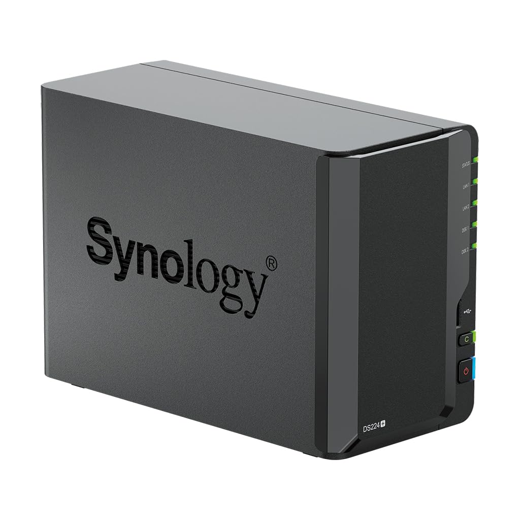 SYNOLOGY DS224+ 6GB NAS 16TB (2x 8TB) WD Red+