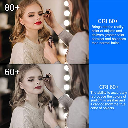 Vanity Light Bulb 5000K Daylight,G25 Led Globe Light Bulbs For Bathroom Vanity Mirror,Cotanic E26 Medium Base,5W 60W Incandescent Equivalent,500Lm,Non-Dimmable,4 Pack #TOP4