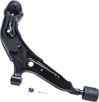 Vista 90 de Detroit Axle - 4 brazos de control de extremo delantero para Nissan Frontier Xterra 2000-2004 Brazos de control inferior y superior con rótulas