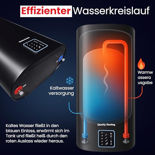 50 Litri Performance Qh Wifi Dual Electric Boiler Con Digital Control - 4