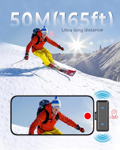 Image of VELOMAX Wireless Microphone with Noise Reduction, Wireless Microphone 30-Meter Transmission Range,Ideal mic for YouTube Video Recording (Type Mic)